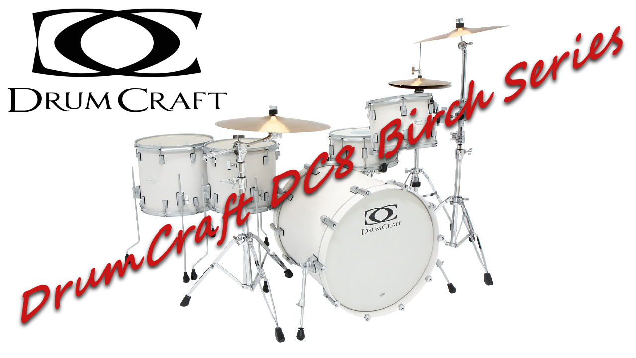 DrumCraft DC8 Birch series – Sound Test